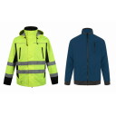 Hi-vis jaka, Pesso, DENVER_G-2XL, 2XL, dzeltena/melna, EN ISO 20471:2013 Class 2