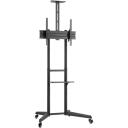 Goobay Grīdas statīvs 59508, 37-70", regulējams augstums, slīpums, melns