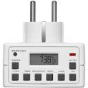 Goobay Automātiskais jaudas slēdzis 93256, AC 230 V, 3600 W, 16 A, 10 taimeru programmas, bērnu dro&scaron;a kontaktligzda