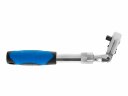 Телескопический гибкий трещотка с ручкой 1/4" 210-278мм 72T CrV, GEKO, G10128