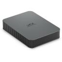 Lacie Внешний HDD 4TB STLR4000400 USB Type-C, 3.2 Gen 1, серый, защита паролем, 5000 Mbit/s