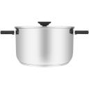 Resto Puodas 92205 5.8L, Skersmuo: 240 mm, Forma: Apvali, Medžiaga: Bakelitas, Nerūdijantis plienas, Rankenos: Ergonomi&scaron;kos