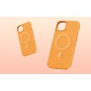 Baseus Magnetiline telefoni korpus iPhone 15 Plus P60157305713-02, oranž, N52 magnetid, PU nahk, &otilde;huke disain