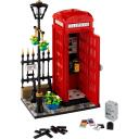 Lego IDEAS 21347 Sarkanā Londonas telefona būda, 1460 elementu, 18+ gadi, instrukciju lapa