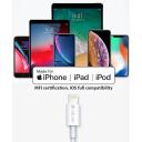 Devia USB kaabel 120EC1060001, 150 cm, 5V-2,4A, laadimine, andmete s&uuml;nkroonimine, C-t&uuml;&uuml;pi, Lightning