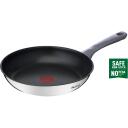 Tefal Praepann G7300455, &Oslash; 24 cm, roostevaba teras, h&otilde;bedane v&auml;rv, mitte kleepuv kate, sobib elektrilistele, gaasi-