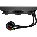 Genesis Ūdens dzesētājs NLG-2319, 276mm, 27mm, 1810g, Melna, AM4, AM5, LGA 1150-1851, 34.7dB, PWM ventilatori, ARGB apgaismojums
