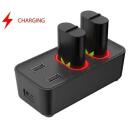Subsonic Kahekordne Laadija ja Keskus SA5704-SX, 2x1200mAh, 10h, laadimisaeg 5h, 2xUSB 2.0, &uuml;hilduv Xbox Series X/S, Xbox One