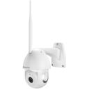 Tellur viedā WiFi āra kamera TLL331451, 3MP, Ultra HD, 0&deg;~+120&deg; slīpums, 0~350&deg; panoramē&scaron;ana, IP65