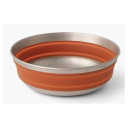 Salokāma Bļoda DETOUR Stainless Steel Collapsible Bowl M, Beluga Black, 9327868160495 SEA TO SUMMIT