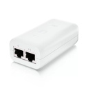 PoE+ maitinimo adapteris 30 W su Gigabit RJ45 duomenų įėjimu + PoE+ i&scaron;ėjimas 48 V DC U PoE+ Baltas Ubiquiti