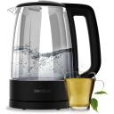 Cecotec Tējkanna ThermoSense 320 Clear 169, 2200 W, 1.7 L, stikls, 360&deg; rotējo&scaron;a pamatne, melna/caurspīdīga