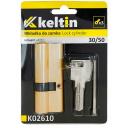 Keltin цилиндр замка 30/50 K02610, 30/30 мм, 3 ключа, алюминий, ZnAl механизм, 25000 циклов, винт для крепления в комплекте