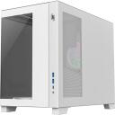 Gamemax Korpus NEX C33 WH, 1 x 3.5", 1+1 x 2.5", 5, MATX/BTF, 2 x USB 3.0, 1 x USB-C, 1 x k&otilde;rvaklapid