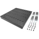 Digitus Rack plaukts DN-97647, 48.2cm, 50cm, 4.45cm, 1U, melns, stiprinā&scaron;anas sliedes 500-780mm