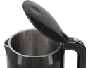 Elektriskā tējkanna 1,7L, GRH, 68219, temperatūras kontrole, melna