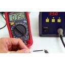 Uni-T digitālais multimetrs UT131C, 250V AC/DC, 10A DC, 20M&Omega;, temperatūra -40...1000&deg;C, ergonomisks, LCD displejs