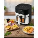 Esperanza karstā gaisa friteris EKA003, 5L, 1400W, nerūsējo&scaron;ais tērauds, 8 programmas, bez eļļas, 60 min taimeris