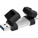 Silicon Power USB atmiņas karte Mobile C51 SP128GBUC3C51V1S, 128 GB, USB Type-C, USB Type A, 120 Mb/s, triecienizturīgs