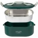Adler Soojendatav toidukonteiner AD 4505g, 0.8 L, Roostevaba teras/Plastik, Roheline, Soojendab kuni 70&deg;C