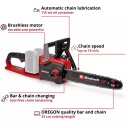 Bezvadu ķēdes zāģis GP-LC 36/35 Li-Solo, EINHELL, 4501780, 35 cm, bezsuku motors, automātiska eļļo&scaron;ana