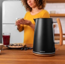 Electric kettle 1.7 L 3000 W stainless steel BPA-free 360&deg; rotating base ThermoSense 400 Black Woody Black wood effect 1479 Cecotec