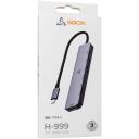 Sbox USB centrmezgls H-999, 7, USB 2.0, USB 3.0, 4K HDMI, 100 W, Power Delivery, 7 porti