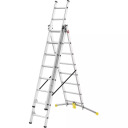 Combination Ladder HobbyLOT HAILO 031420507 aluminium 2x8+1x9 steps