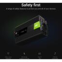 Green Cell Muundur INV02DE, 24V, 300W, 600W, 230V, must, &uuml;lepinge kaitse, &uuml;lekuumenemise kaitse