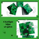 Lego Konstruktors Minecraft The Creeper 21276, 665 gab., 21cm, 4 kustīgas kājas, kustīga galva, slēpts pārsteigums