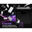 Tracer Papīra &scaron;ķēlējs EDGY10L TRANIS47484, 10L, 6 loksnes, 6mm, 70dB, melns, kredītkar&scaron;u &scaron;ķēlē&scaron;ana