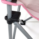 Bērnu saliekamais krēsls ar roku balstiem, rozā vienradzis, R591518, BasicNature