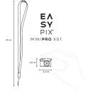 Easypix Mini kamera 12012, 2 MP, Full HD 1080p, 0.96'' ekranas, USB-C, 8 GB microSD, 18 g, retro dizainas