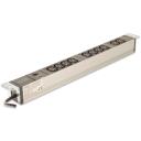 Digitus Pagarinātājs DN-95404, 10 kontaktligzdas, 2m, AC 250V, 10A, ārējais, 19"