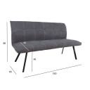 Dīvāns EDDY pelēks 10342 Allit