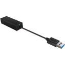 Raidsonic USB 3.0 (A-T&uuml;&uuml;pi) Gigabit Ethernet adapter IB-AC501a, 1x Gigabit Ethernet, USB 3.0, kompaktne disain