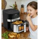 Esperanza karstā gaisa friteris EKA003, 5L, 1400W, nerūsējo&scaron;ais tērauds, 8 programmas, bez eļļas, 60 min taimeris