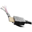 Goobay HDMI uz HDMI 41083, 1.5 m, 8K atbalsts, apaļ&scaron;, 19 pin HDMI Type A, 0.089 kg
