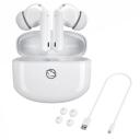 Manta Bezvadu austiņas MTWS008W, 6h, Bluetooth 5.3, 13mm, 20-20000Hz, iebūvēts mikrofons, automātiska savieno&scaron;ana