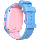 Kids smartwatch with E SIM 4G GPS WiFi connectivity video music playback games and English learning function ZEFIR KW-49 Roza Blue CANYON
