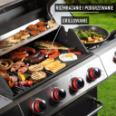 Gaasigrill liha ja k&ouml;&ouml;giviljade grillimiseks 11.7kW 3 p&otilde;letit roostevaba teras BBQ101 331200 Browin