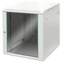 Digitus Sienas Montāžas Skapis DN-19 12U-6/6-EC, 60 cm x 60 cm x 63.8 cm, 12U, IP20, tērauds, pelēks