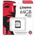 Kingston M&auml;lukaart SDIT/64GB, 64 GB, microSDXC UHS-I, A1, V30, U3, 100 MB/s, 80 MB/s
