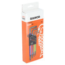 &Scaron;e&scaron;iakampių veržliarakčių rinkinys 9 vnt., 1,5-10 mm, C1997LM/9P BAHCO