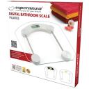 Esperanza Ķermeņa svari EBS008W, 180kg, 100g, LCD, 6mm rūdīts stikls, automātiskā izslēg&scaron;anās