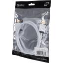 Sandberg HDMI kabelis 308-97, 1m, baltas spalvos, Saver, HDMI, HDMI