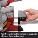 Bezvadu slīdo&scaron;ā miterzāģis TE-SM 36/210 Li - Solo, EINHELL 4300880, 36V, 210mm grie&scaron;anas platums, 45&deg; slīpuma griezumi