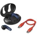Hama K&otilde;rvaklapid 00184169, Bluetooth 5.3, ENC, kuni 16h, juhtmevaba laadimine, LED aku ekraan, Siri/Google Assistant