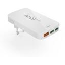 Hama Lādētājs 00201976, 100&ndash;240V, 65W, 3xUSB-C/USB-A, Power Delivery 3.0