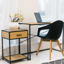 Krēsls STUART 58x57xH82cm, melns 37035